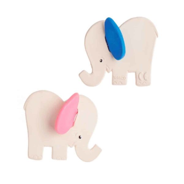 elephant de dentition bleu ou rose