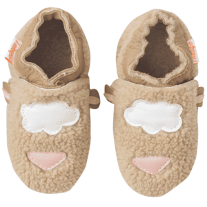 Chaussons cuir souple (taille 18/19)