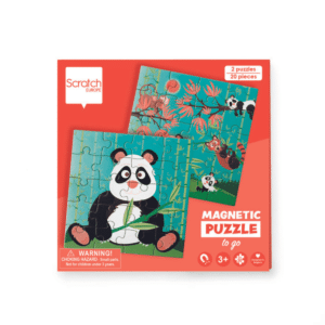 Livre puzzles magnetiques panda